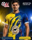 Camisa CBM azul e amarela