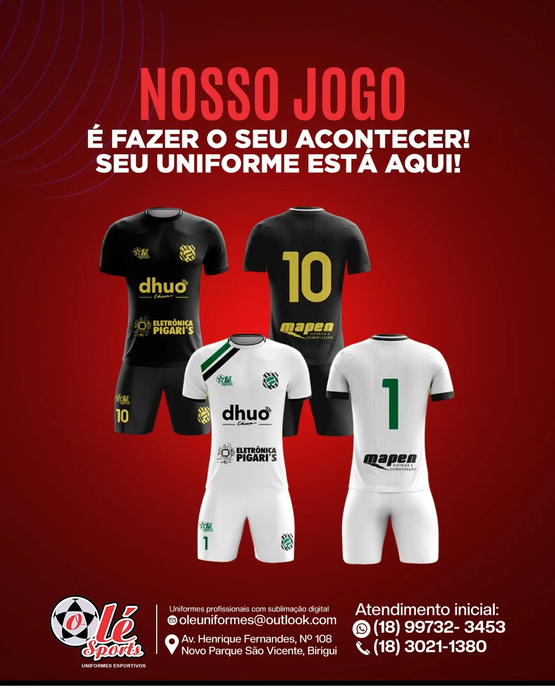Kit Dhuo preto e branco